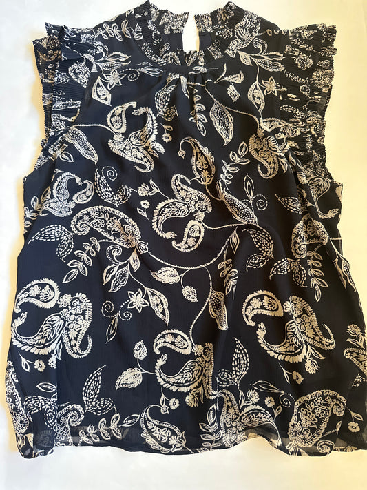#10 | Women’s Express Navy/Cream Top