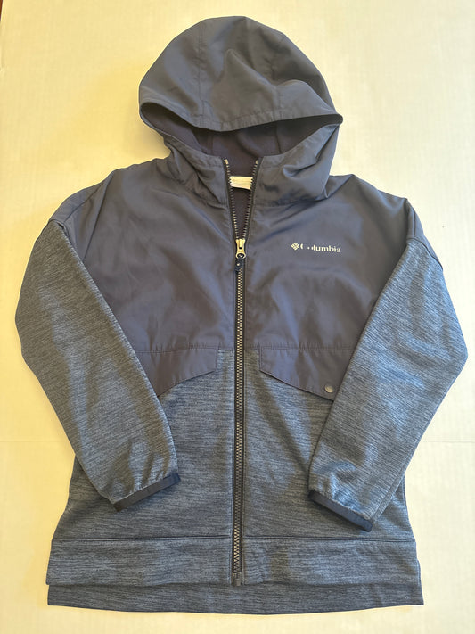 Seller 118 GUC (logo is peeling/see photo). Boys Columbia Windbreaker. Size 7/8