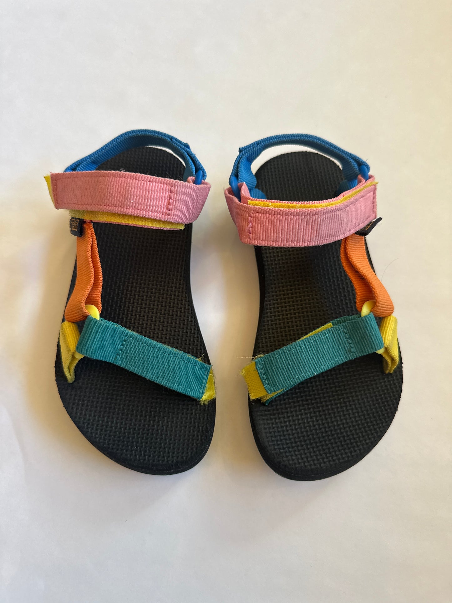 #10 | little girls/unisex size 13 | Teva sandals | multicolor