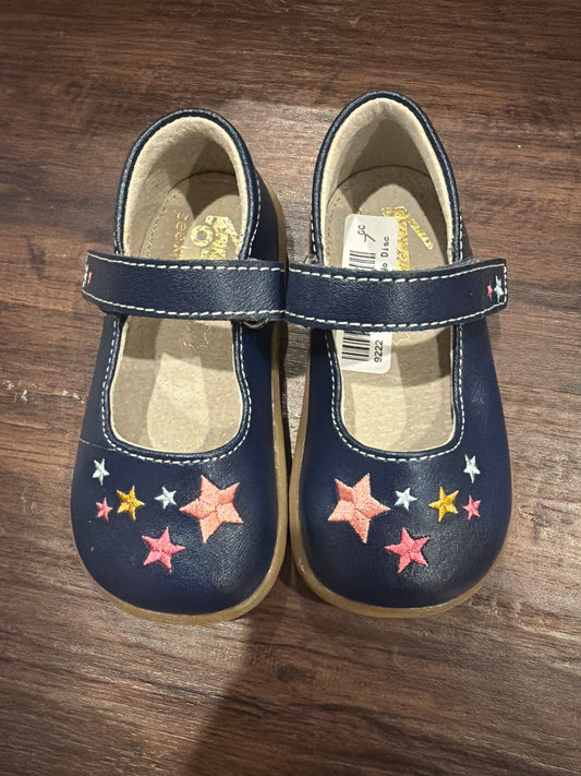 #107 See Kai Run size 7 toddler girls shoes