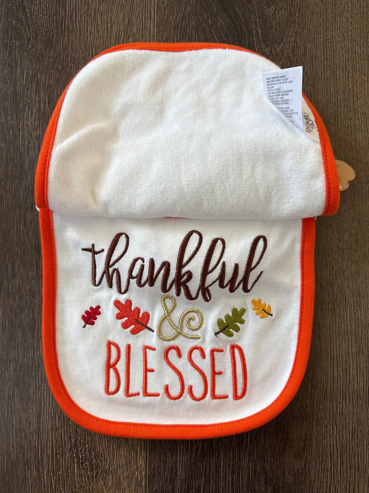 #173-reduced NWT First Thanksgiving bibs (set of 3)
