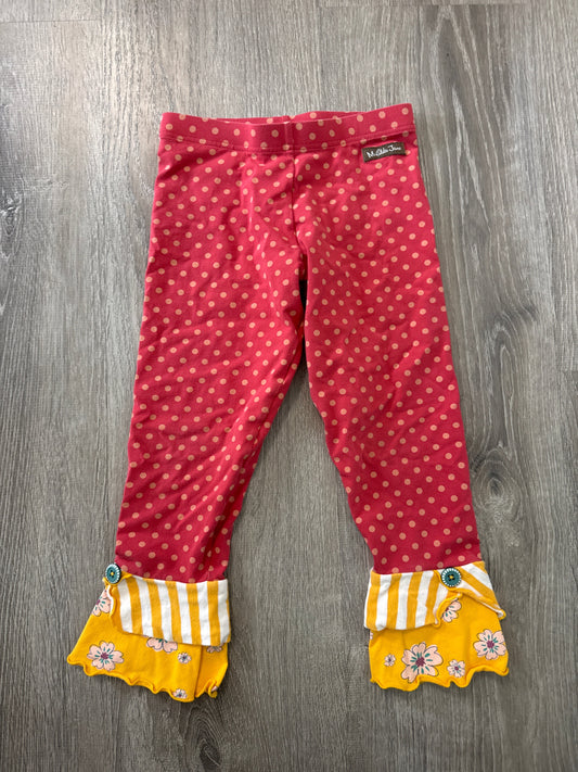 #149 Girls size 8 Matilda Jane capri leggings