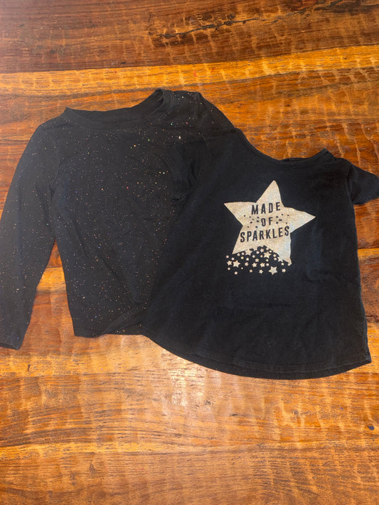 #182 Size 4/5 sparkle tee lot