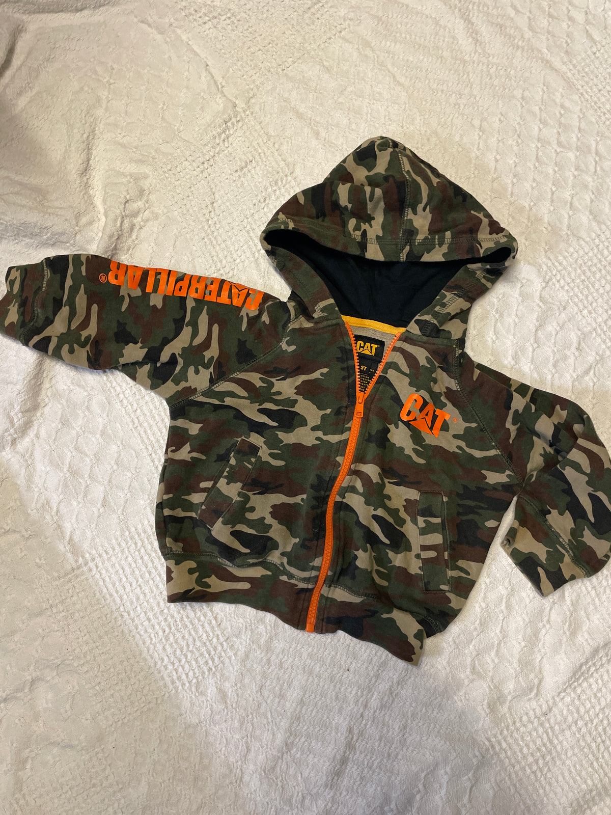 Seller #57 Boys 3t CAT full zip jacket