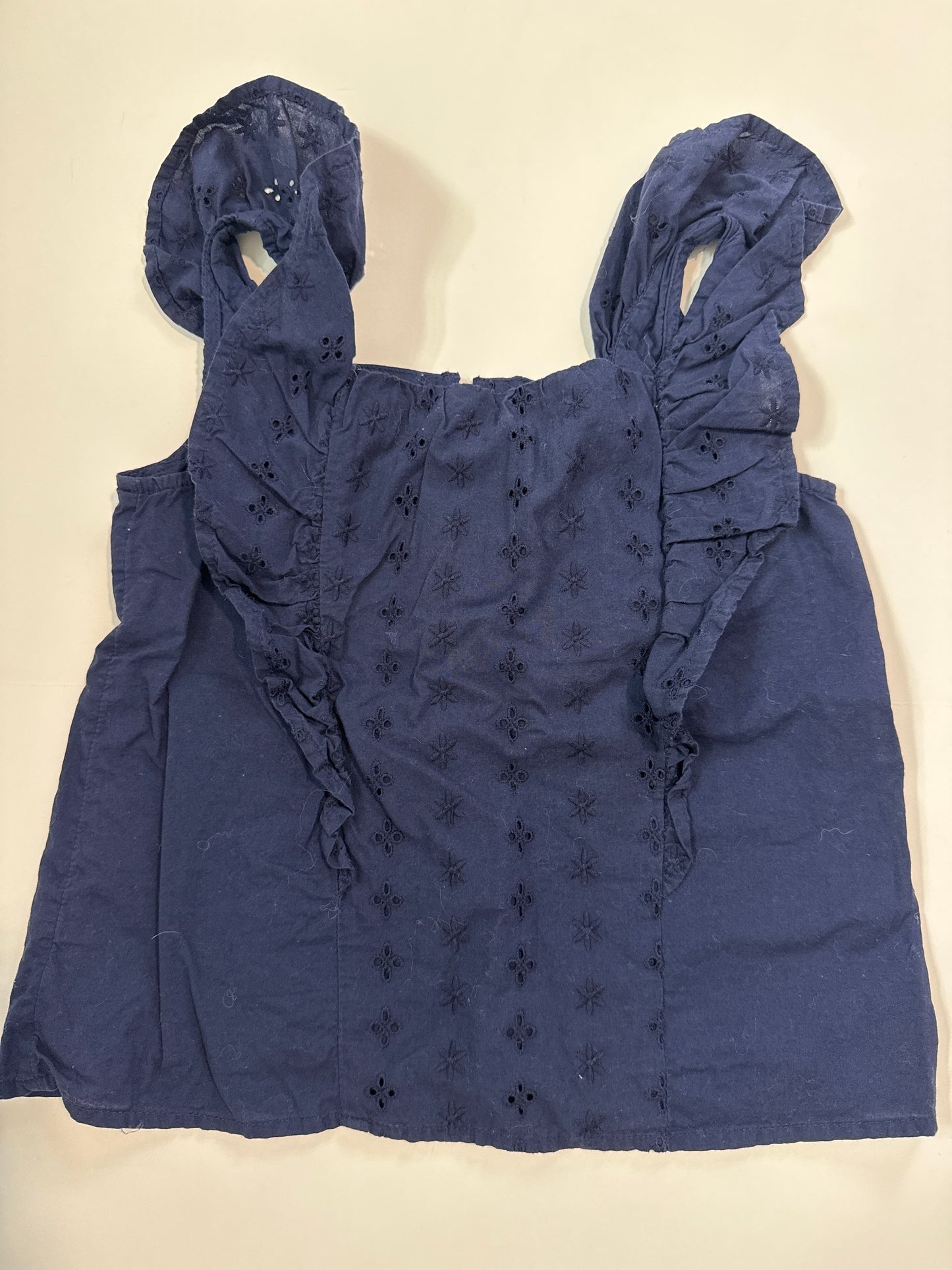 #64 Gap Navy Blue Eyelet Tank Size S
