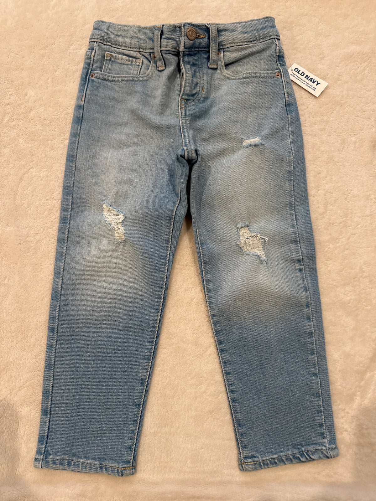 #81 Girls 6 Old Navy high rise og straight adjustable waist nwt