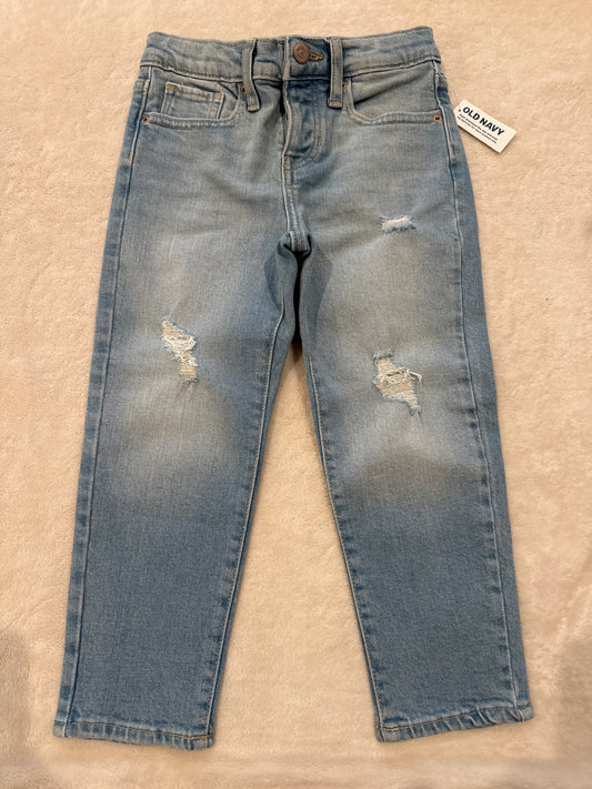 #81 Girls 6 Old Navy high rise og straight adjustable waist nwt