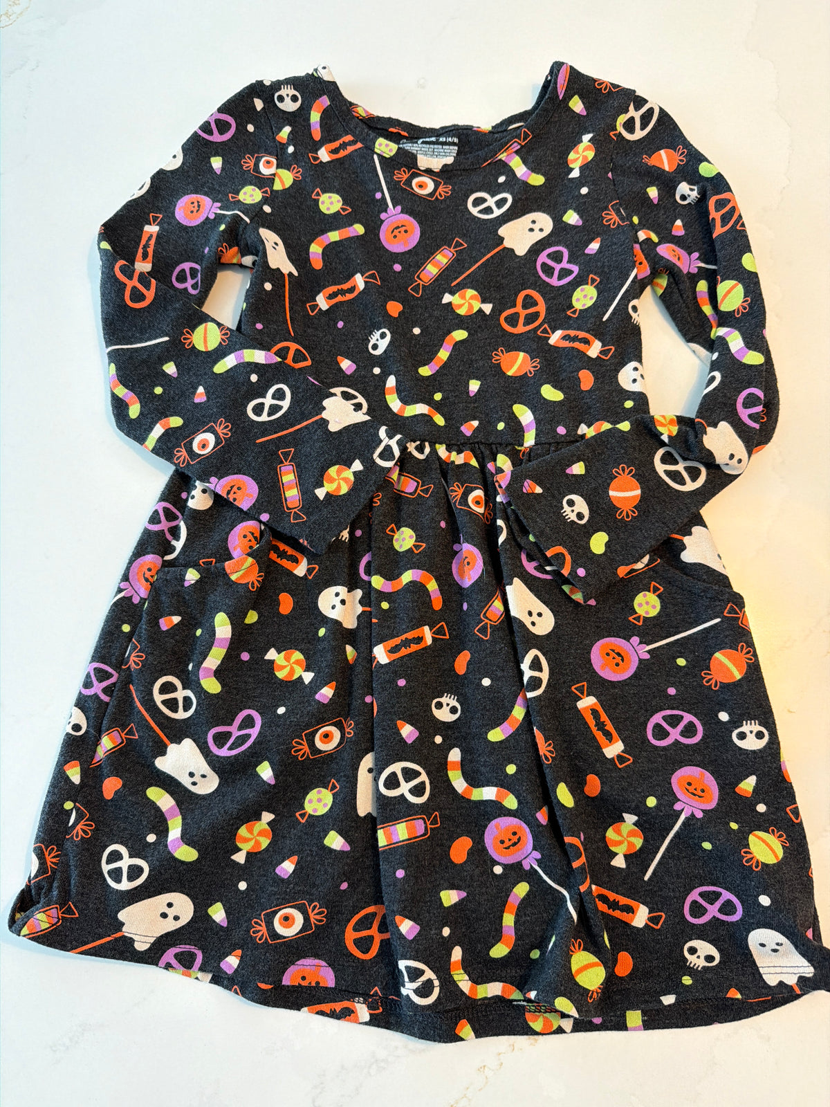 #133 cat & jack Halloween dress XS 4/5