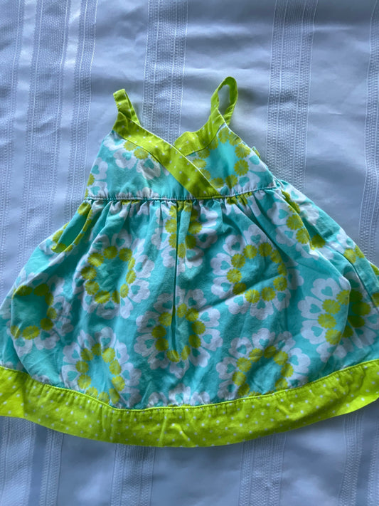 #57  Girls 3-6 mo Penelope sleeveless dress EUC