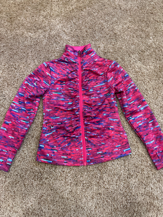 #47, girls size 4/5T, Champion pink full-zip sweatshirt