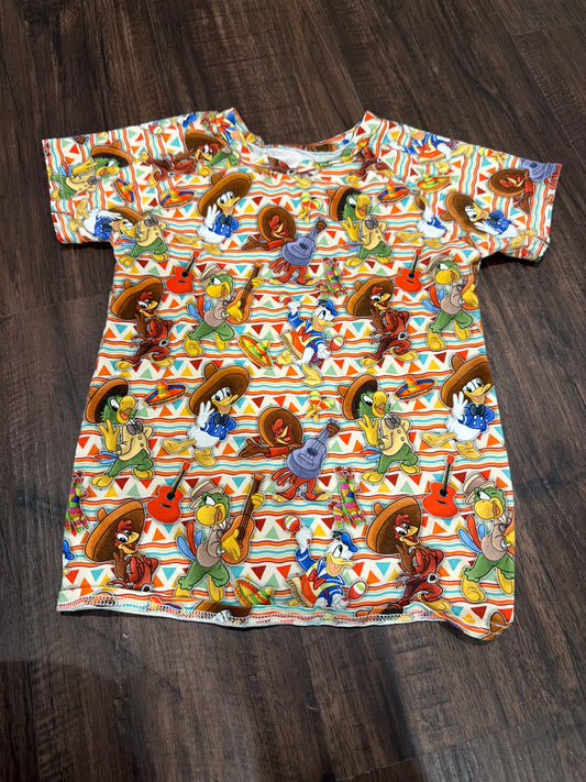 #107 Disney boutique size 5/6 Theee Caballeros tee shirt