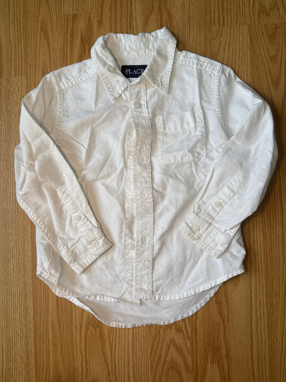 #87 Children’s place 3t boys white button down VGUC