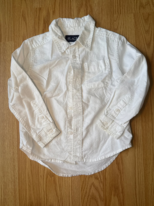 #87 Children’s place 3t boys white button down VGUC