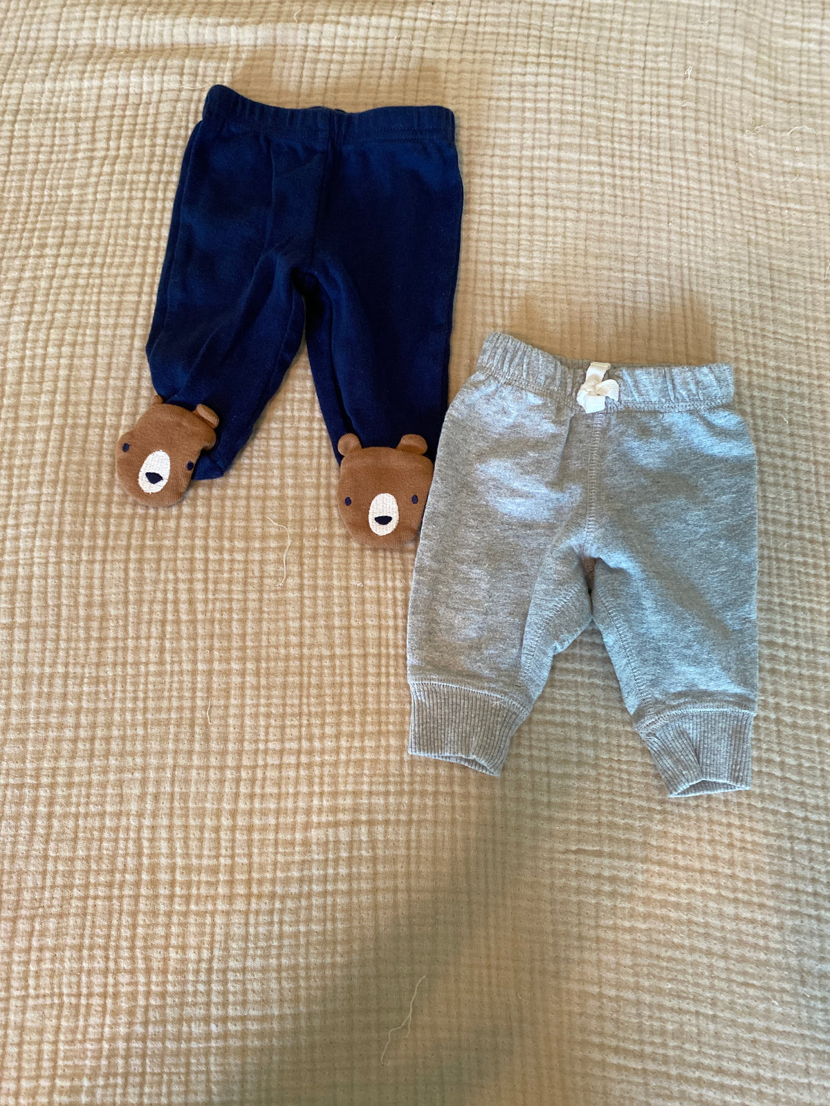 #63-carters newborn pants