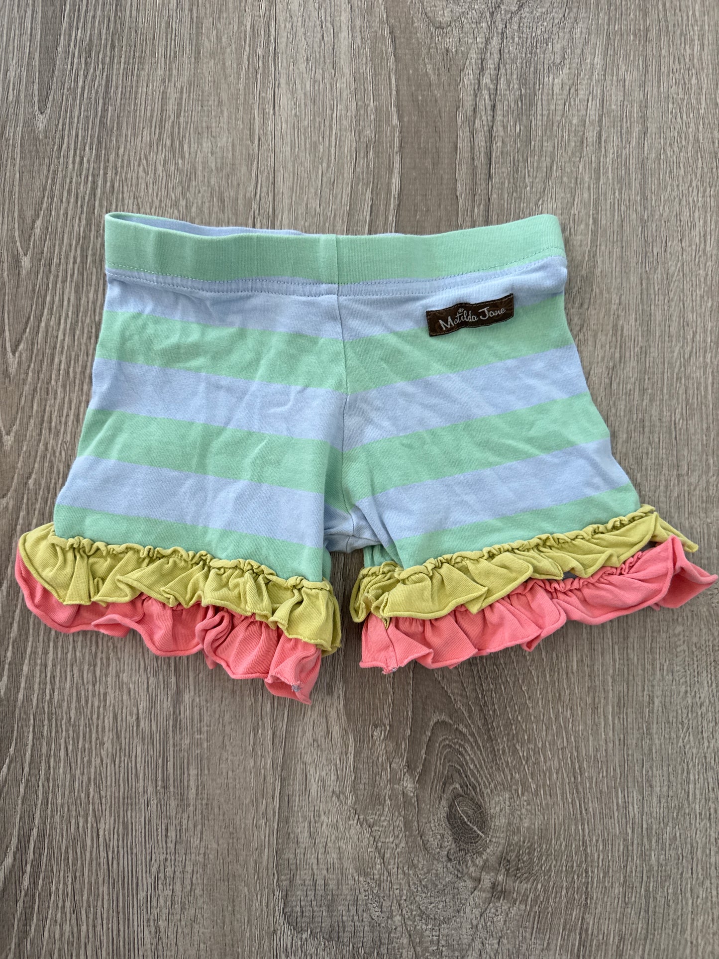 #149 Girls size 2 Matilda Jane ruffle shorts
