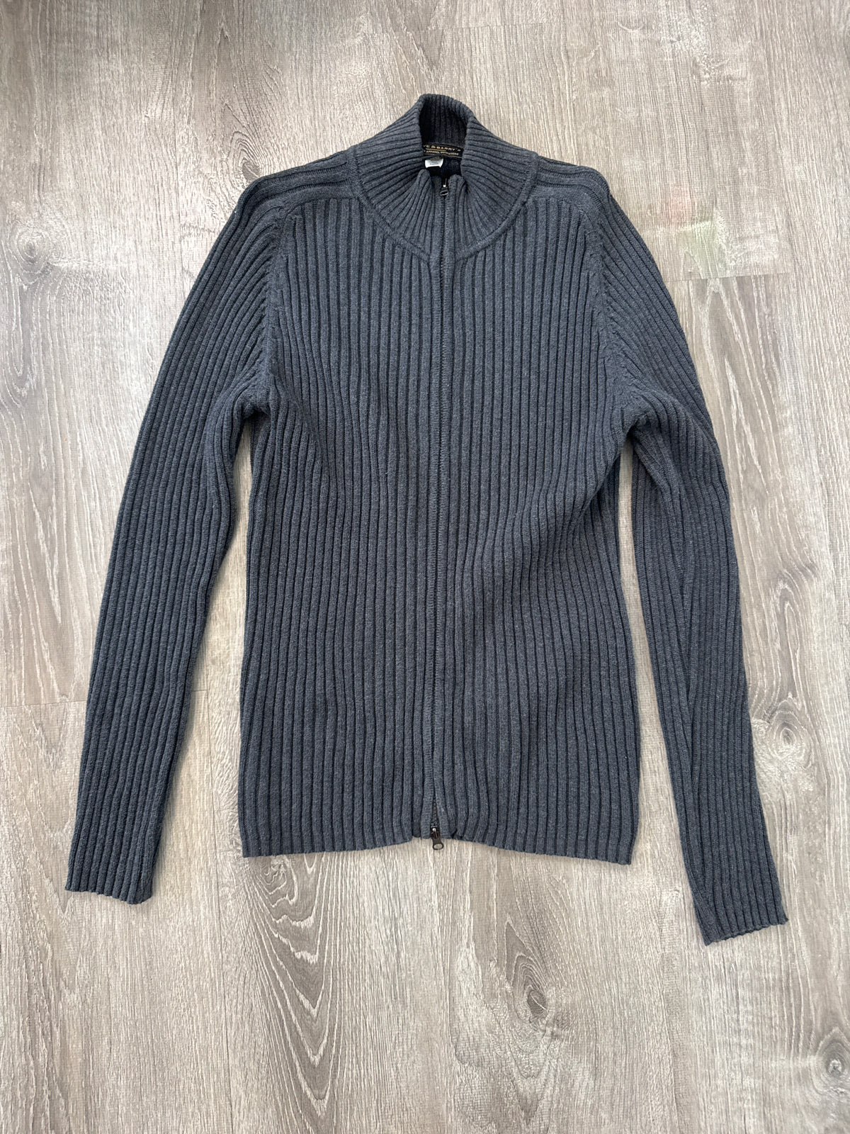 #149 Men’s L Steve & Barry’s full zip grey sweater