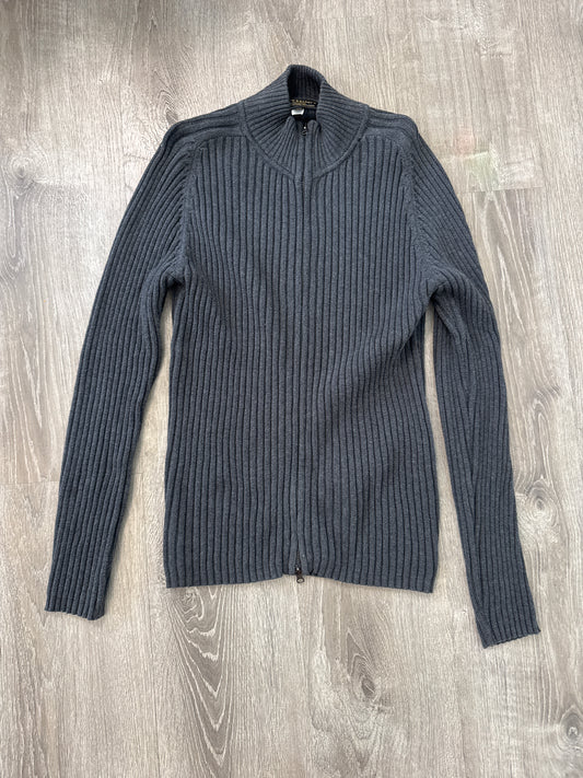 #149 Men’s L Steve & Barry’s full zip grey sweater
