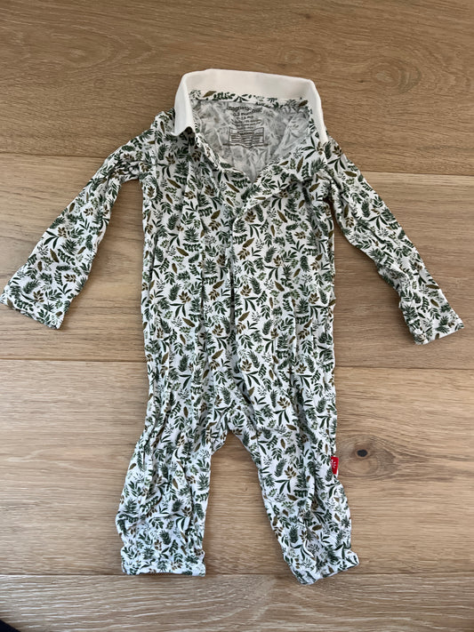 #110 Magnetic Me Boys 0-3 Months collared Jumper
