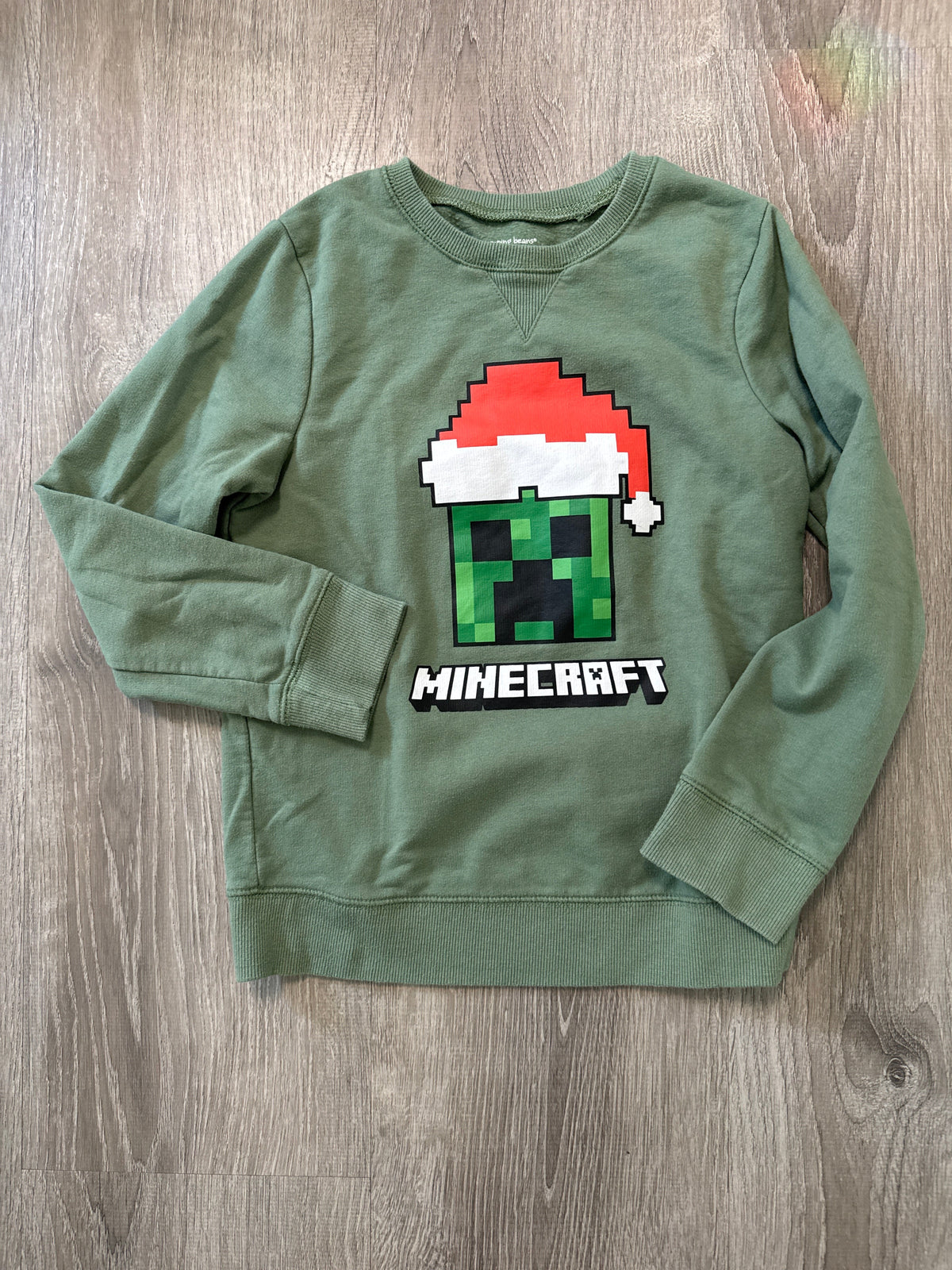 #149 Boys Jumping Beans size 8 Minecraft Christmas sweatshirt