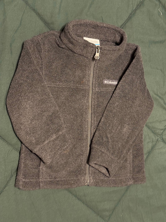 #144 Dark Gray Columbia Fleece Jacket - SIZE 2T