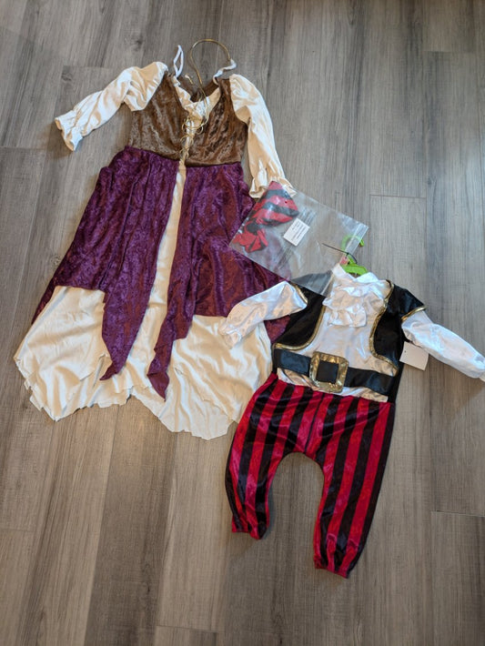 Seller 123 - Mommy and Me Pirate Custome Set (Women's Small and Boy 12-18mo) - reduced