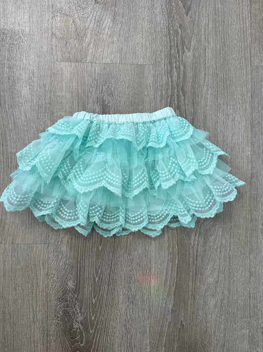 #149 Girls Matilda Jane 2 lace and tulle blue skirt