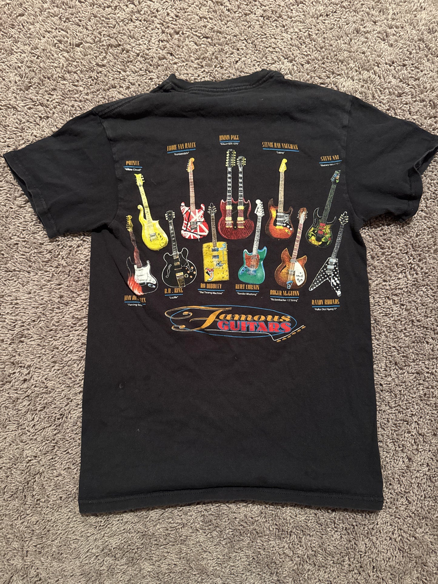 #87 Boys Size 10-12 Guitar Shirt