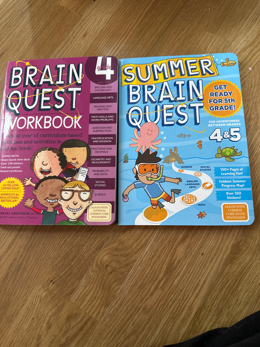 #130  Reduced Brain Quest Books for 4th and 5th Grade