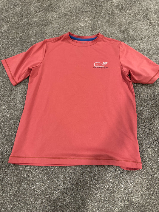 #133 Vineyard Vines Sz 8-10 Dryfit Shirt