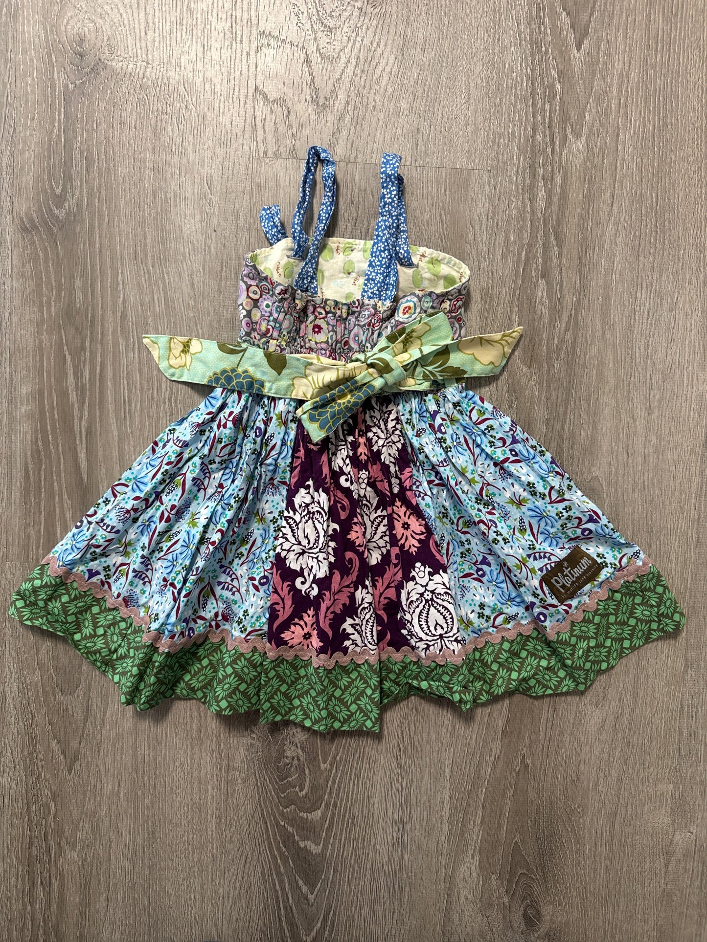 Seller #149 Girls Matilda Jane Platinum Knot top dress size 2