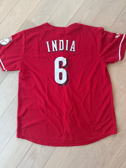 Seller #216, Men’s Cincinnati Reds India jersey, XL NWOT