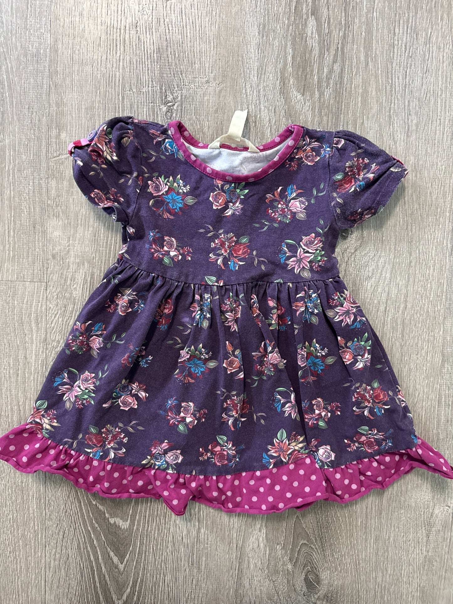 #149 Girls size 2 Matilda Jane Purple floral dress
