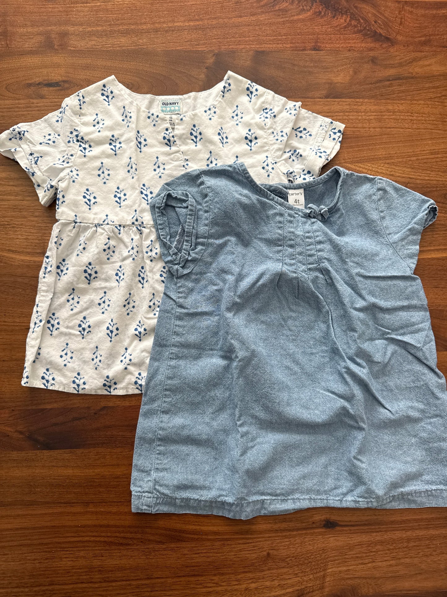 Seller 179 - Set of 2 girls 4T tunic tops