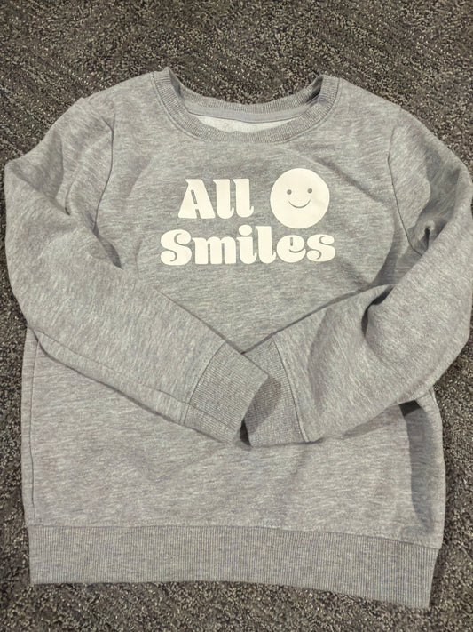 #133 cat & jack girls crewneck sweatshirt 5t