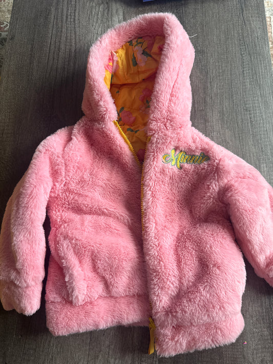 #145-  2T reversible Minnie mouse coat