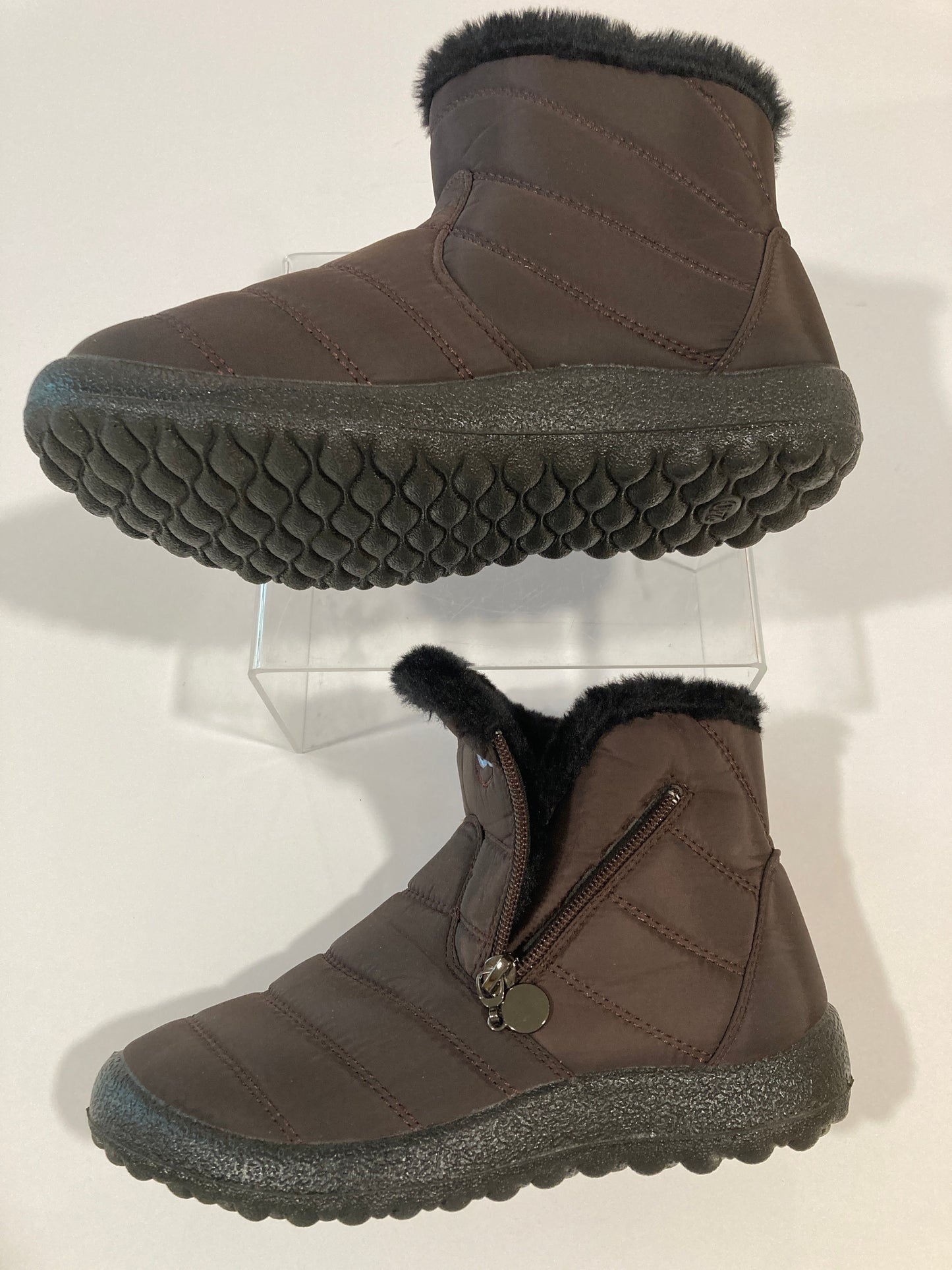 #119-REDUCED-Brand New Minky Lined Boot (Approximately size  big kid 3)