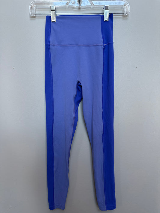#130 Athleta Women’s Sz XXS Transcend Colorblock 7/8 Tight Leggings