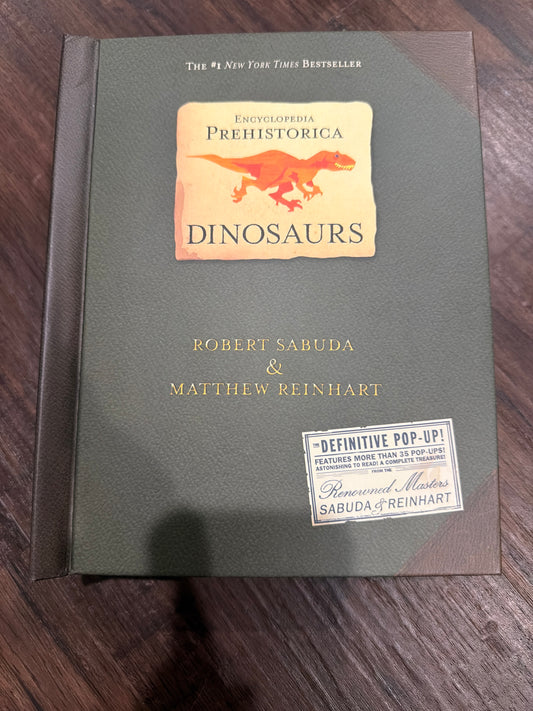 #107 never used Encyclopedia Prehistorica Dinosaurs book