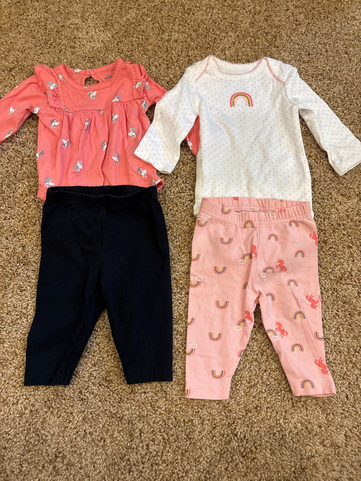 #47, girls 3mo Carter’s bundle