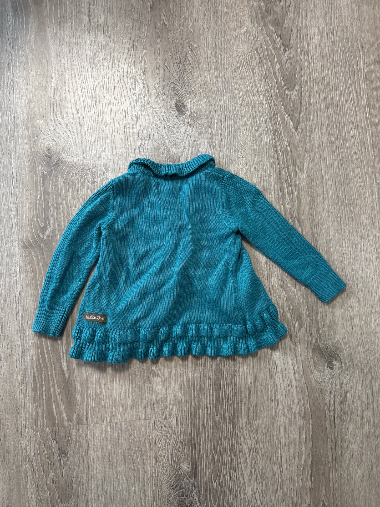 Seller #149. Matilda Jane size 12-18m Teal sweater jacket (2 of 2)