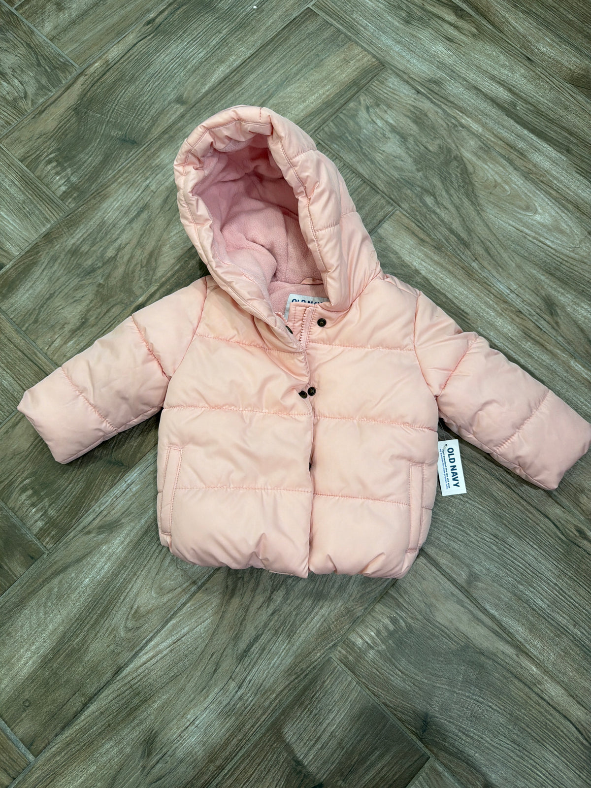 #198 NWT Girls size 12-18 month old navy jacket