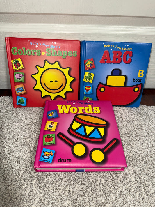 Seller #216, Baby’s First Library Books, set of 3