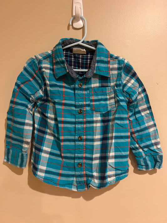 89A Crazy 8 boys 2t button down VGUC