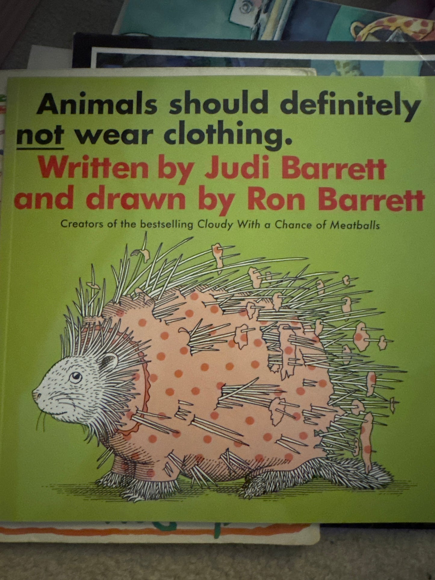 #149 Animals should definitely not wear clothing book