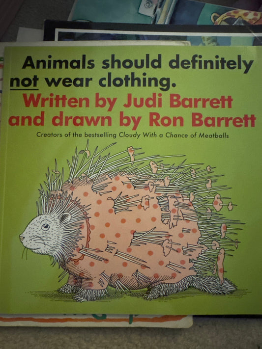 #149 Animals should definitely not wear clothing book