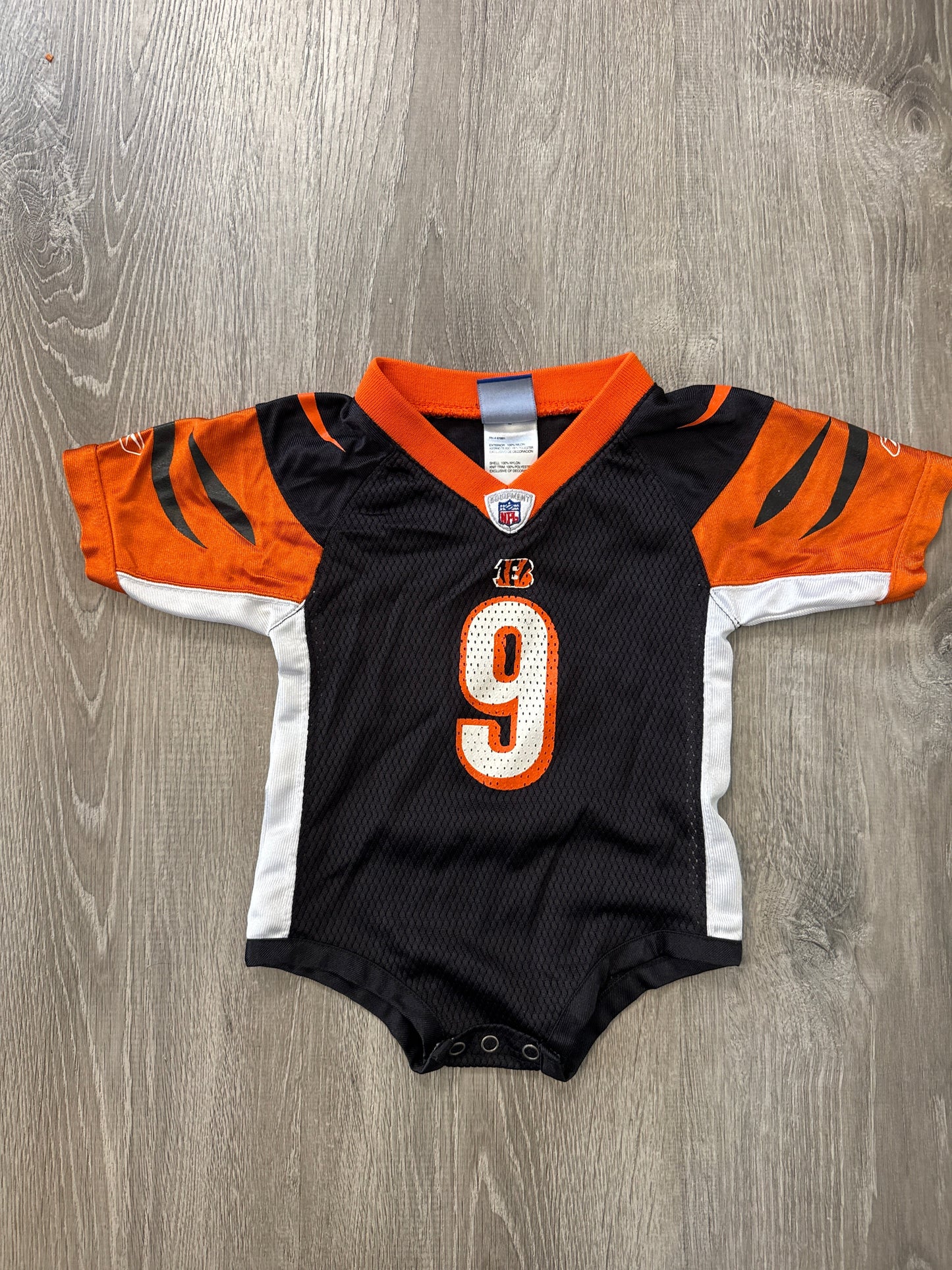Seller #149 Baby Boys Bengals Jersey onsie size 18m
