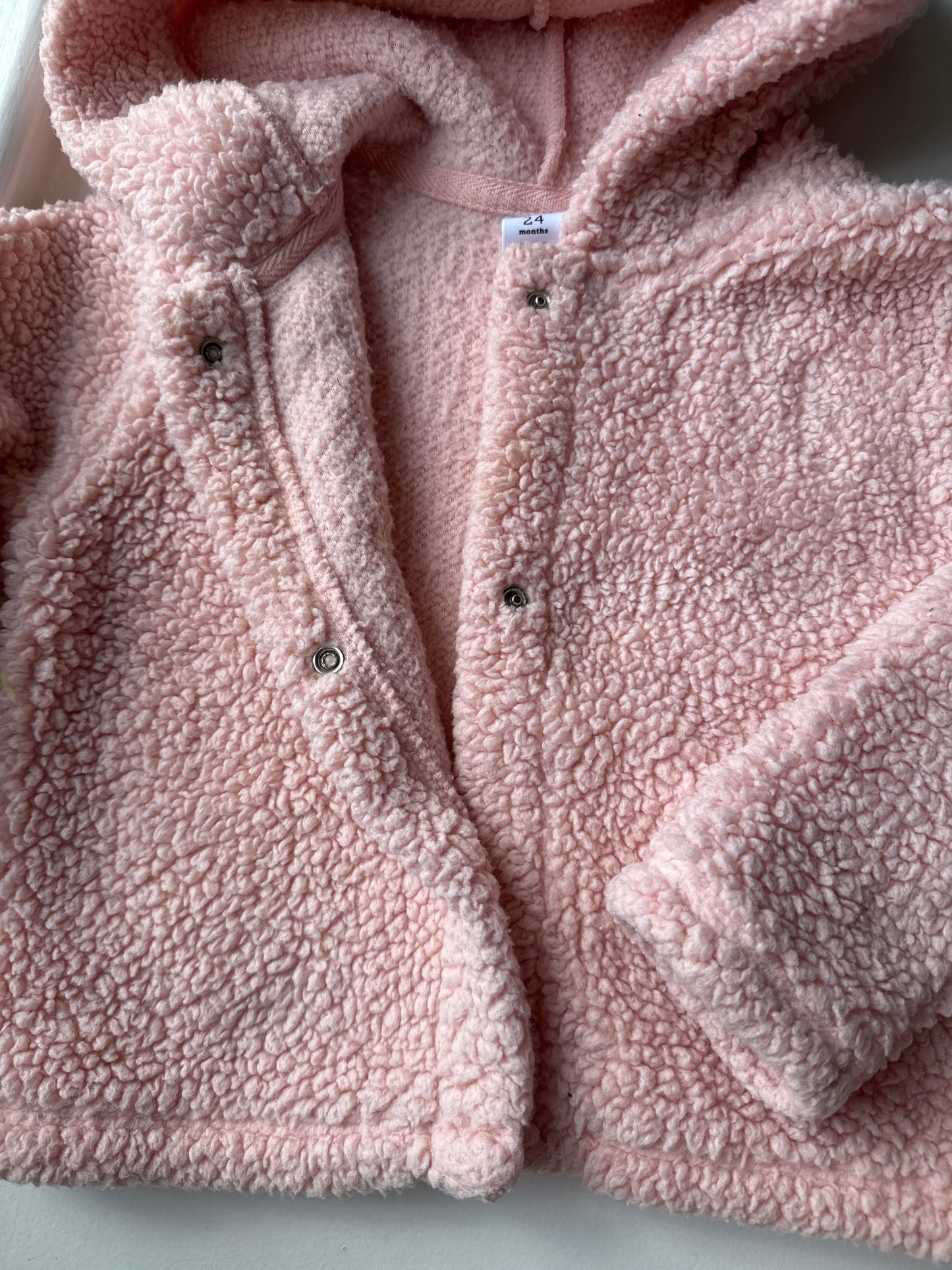 Seller #127 Girls hooded fleece 24m