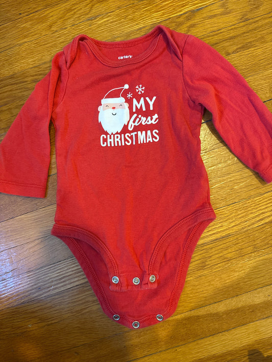 Seller #127 Carters my first Christmas onesie size 9m