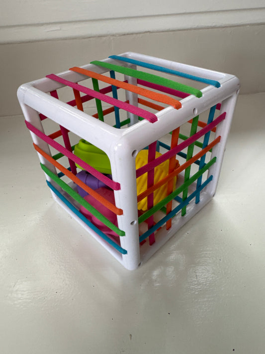Seller #127 Fat Brain Innybin Multi-Sensory Shape Sorter