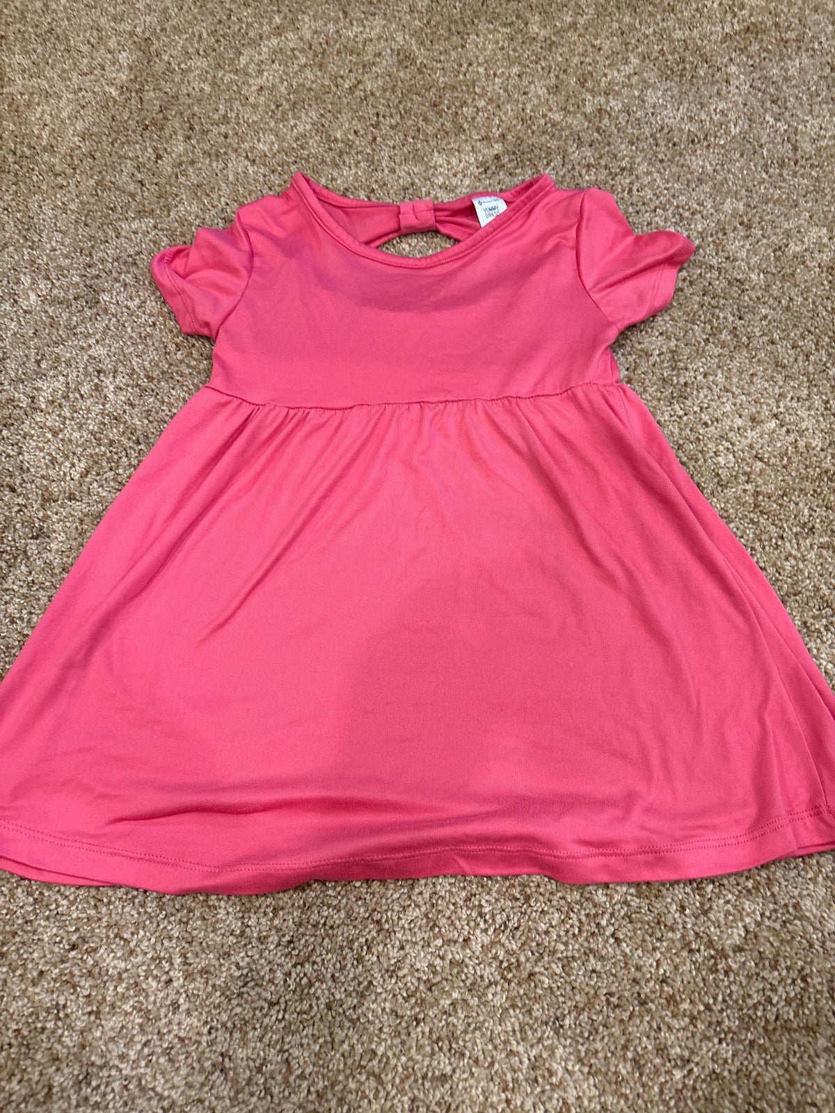 #47 girls 5T, pink dress, super soft material